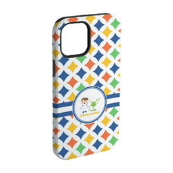 Boy's Astronaut iPhone Case - Rubber Lined - iPhone 15 Pro (Personalized)