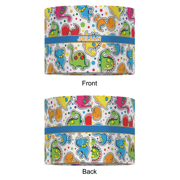 Dinosaur Print 12" Drum Lampshade - APPROVAL (Fabric)