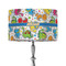 Dinosaur Print 12" Drum Lamp Shade - Fabric (Personalized)