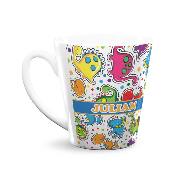 Dinosaur Print 12 Oz Latte Mug - Front