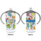 Dinosaur Print 12 oz Stainless Steel Sippy Cups - APPROVAL