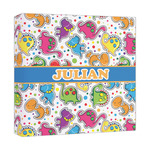 Dinosaur Print Canvas Print - 12x12 (Personalized)