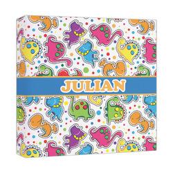 Dinosaur Print Canvas Print - 12x12 (Personalized)