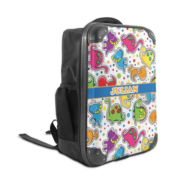 Dinosaur Print 15" Backpack - ANGLE VIEW