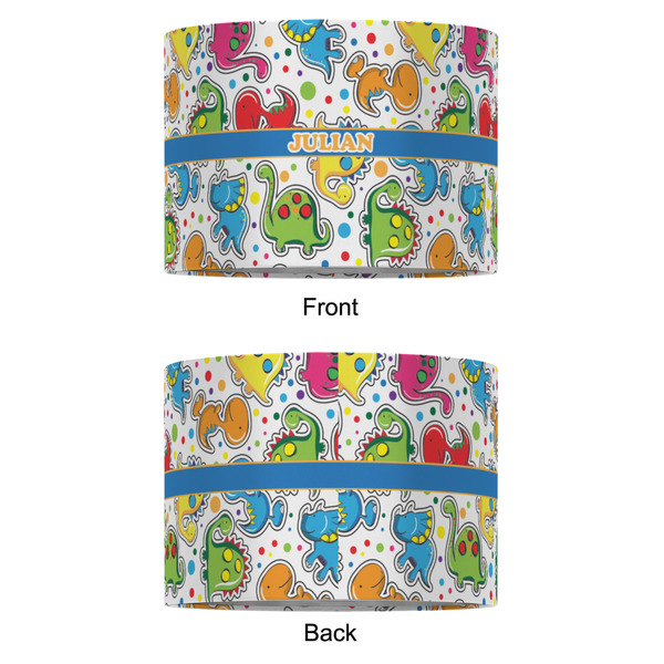Dinosaur Print 16" Drum Lampshade - APPROVAL (Fabric)
