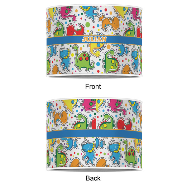 Dinosaur Print 16" Drum Lampshade - APPROVAL (Poly Film)