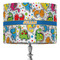 Dinosaur Print 16" Drum Lamp Shade - Fabric (Personalized)