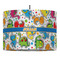 Dinosaur Print Drum Pendant Lamp (Personalized)