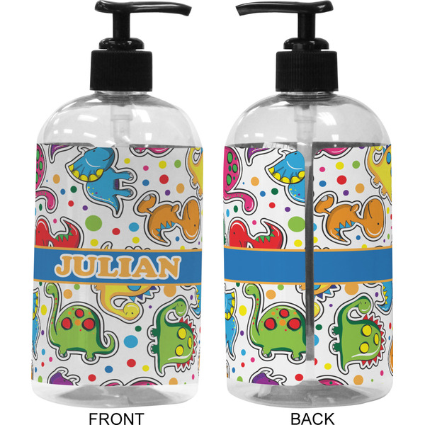 Dinosaur Print 16 oz Plastic Liquid Dispenser (Approval)