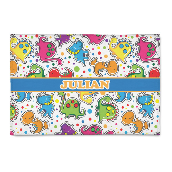 Custom Dinosaur Print 2' x 3' Indoor Area Rug (Personalized)