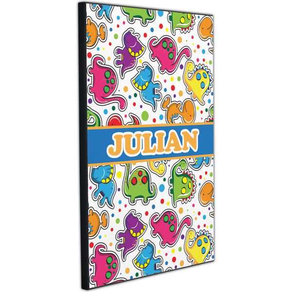 Dinosaur Print 20x30 Wood Print - Angle View