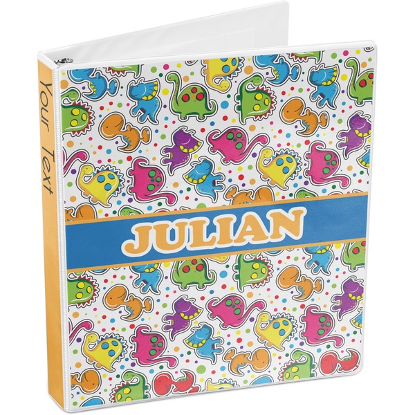 Dinosaur Print 3-Ring Binder 3/4 - Main