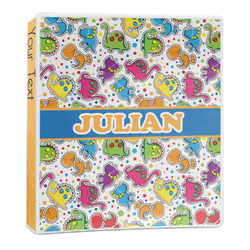 Dinosaur Print 3-Ring Binder (Personalized)