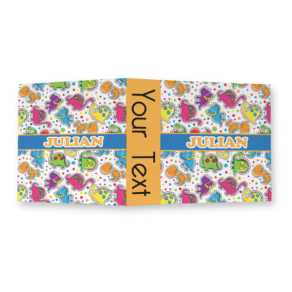 Dinosaur Print 3 Ring Binders - Full Wrap - 2" - OPEN OUTSIDE
