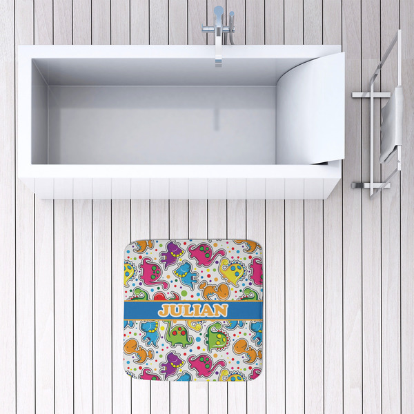 Dinosaur Print 48x48 Foam Memory Mat - LIFESTYLE