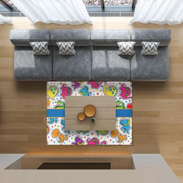 Dinosaur Print 5'x7' Indoor Area Rugs - IN CONTEXT