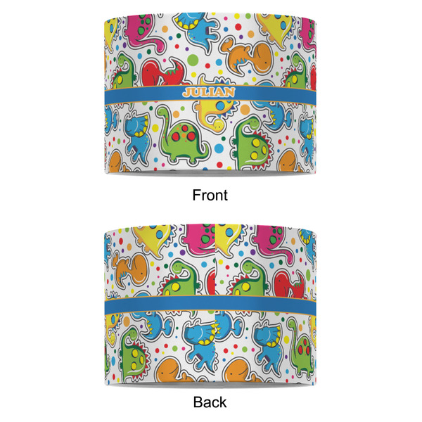 Dinosaur Print 8" Drum Lampshade - APPROVAL (Fabric)