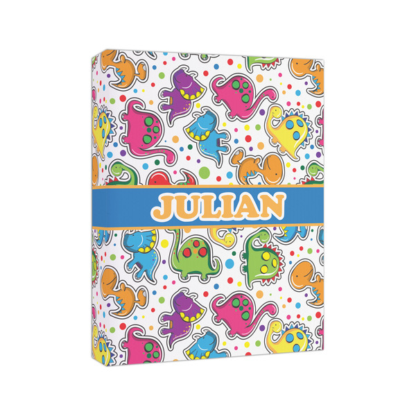 Dinosaur Print 8x10 - Canvas Print - Angled View