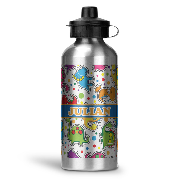 Custom Dinosaur Print Water Bottles - 20 oz - Aluminum (Personalized)
