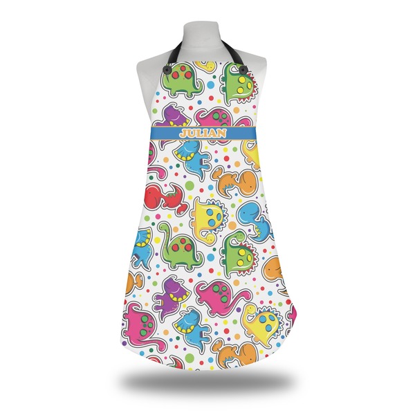 Custom Dinosaur Print Apron w/ Name or Text