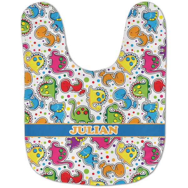 Dinosaur Print Baby Bib - AFT flat
