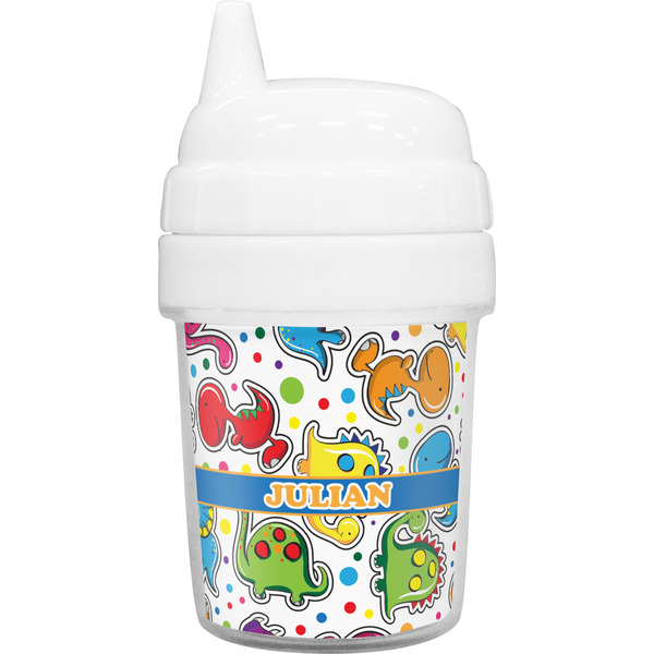 Custom Dinosaur Print Baby Sippy Cup (Personalized)