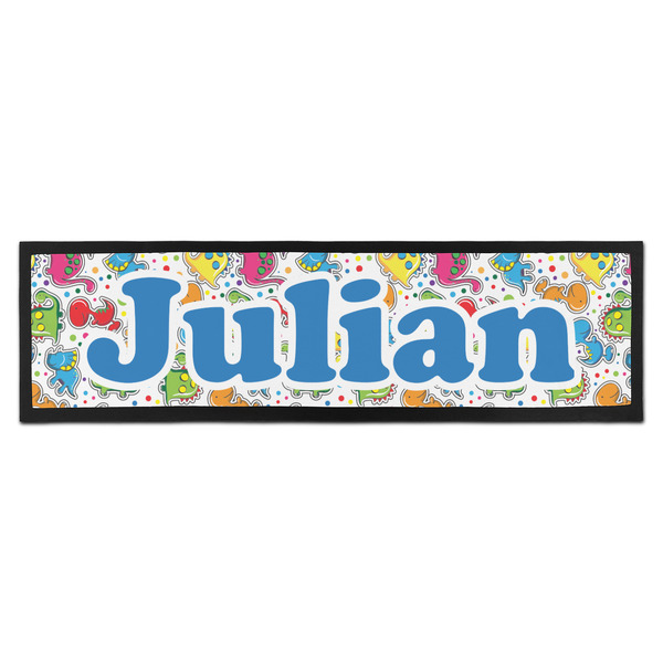 Custom Dinosaur Print Bar Mat - Large (Personalized)