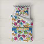 Dinosaur Print Duvet Cover Set - Twin XL (Personalized)