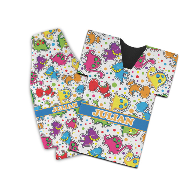 Custom Dinosaur Print Bottle Cooler (Personalized)