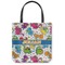Dinosaur Print Canvas Tote Bag - Small - 13"x13" (Personalized)