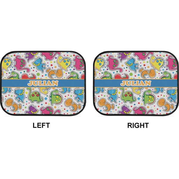 Dinosaur Print Car Floor Mats (Back Seat) (Approval)