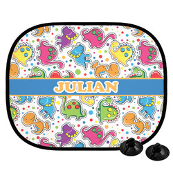 Dinosaur Print Car Side Window Sun Shade (Personalized)