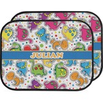 Dinosaur Print Car Floor Mats (Back Seat) (Personalized)