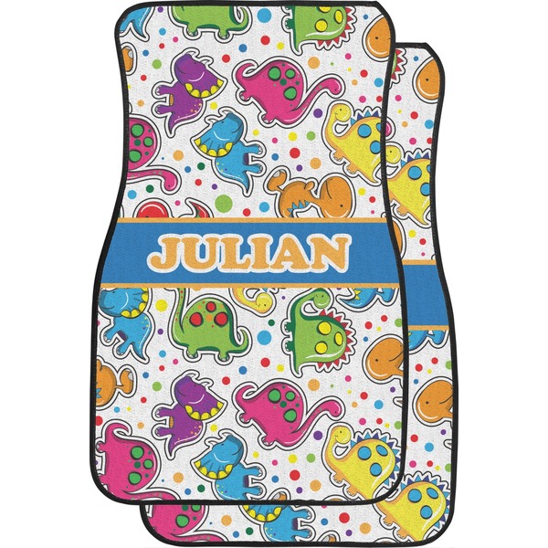 Dinosaur Print Custom Car Floor Mats (Front Seat)