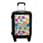Dinosaur Print Carry On Hard Shell Suitcase (Personalized)