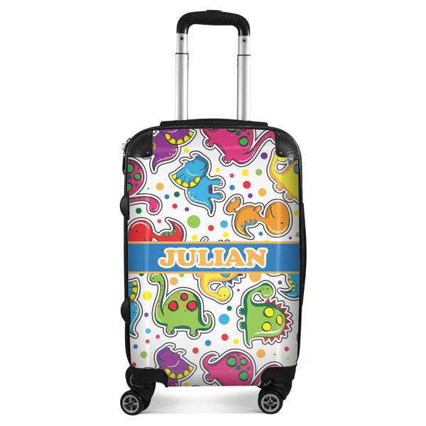 Custom Dinosaur Print Suitcase - 20" Carry On (Personalized)