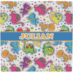 Dinosaur Print Ceramic Tile Hot Pad (Personalized)