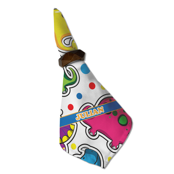 Dinosaur Print Cloth Napkins - Personalized Dinner (Folded in Ring) (MAIN)