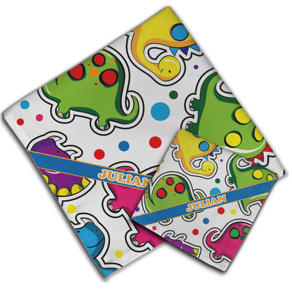Dinosaur Print Cloth Napkins - Personalized Lunch & Dinner (PARENT MAIN)