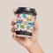 Dinosaur Print Coffee Cup Sleeve - LIFESTYLE