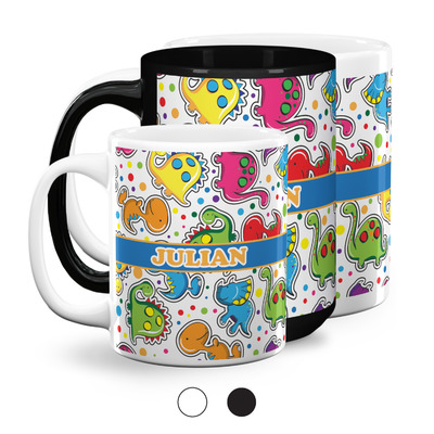 Dinosaur Print Coffee Mug (Personalized)