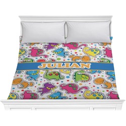 Dinosaur Print Comforter - King (Personalized)