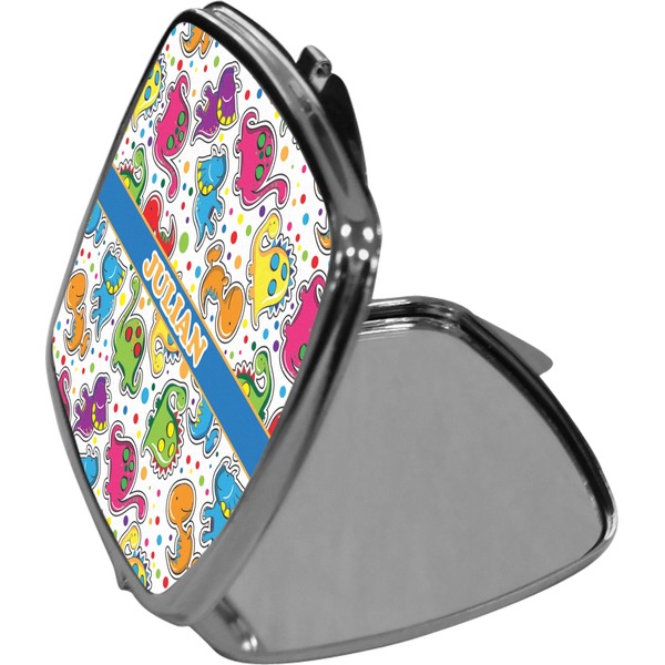 Dinosaur Print Compact Mirror (Side View)