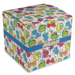 Dinosaur Print Cube Favor Gift Boxes (Personalized)