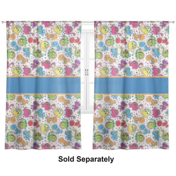 Dinosaur Print Curtains