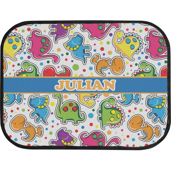 Dinosaur Print Custom Car Floor Mats (Back Seat)