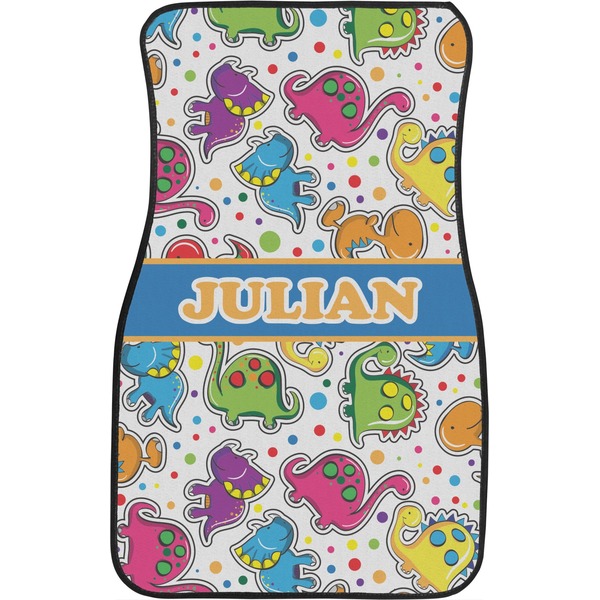 Dinosaur Print Custom Car Floor Mats (Front Seat)