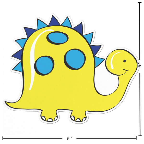 Dinosaur Print Custom Shape Iron On Patches - L - APPROVAL