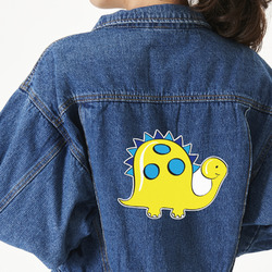 Dinosaur Print Large Custom Shape Patch - 2XL