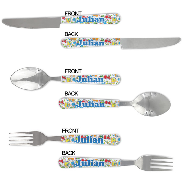 Dinosaur Print Cutlery Set - APPROVAL